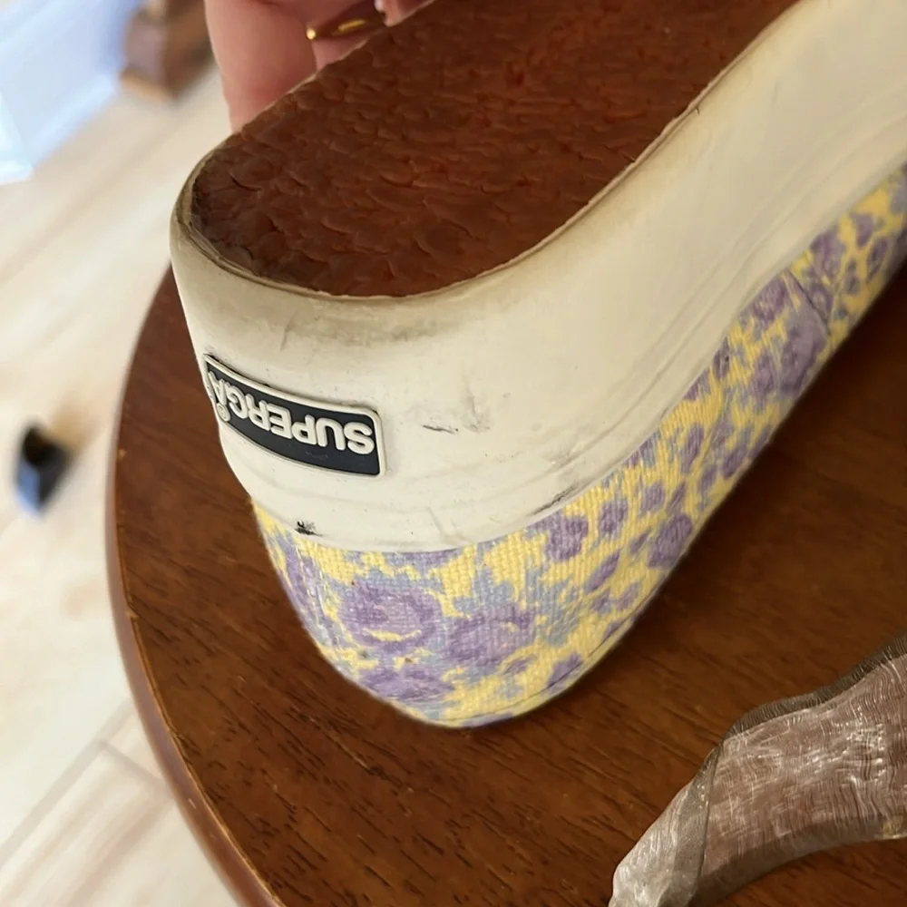 Superga Love Shack Fancy tennis shoes size 8 - Picture 6 of 7